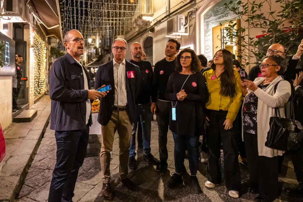 foto di imprenditori in via santa filomena