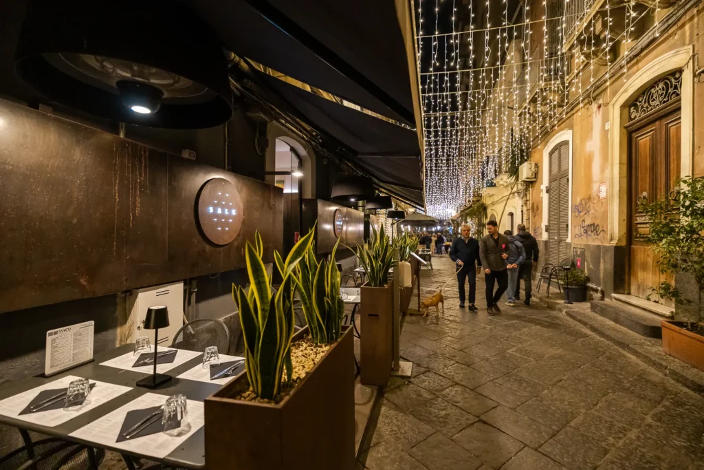 foto ristorante il sale via santa filomena catania